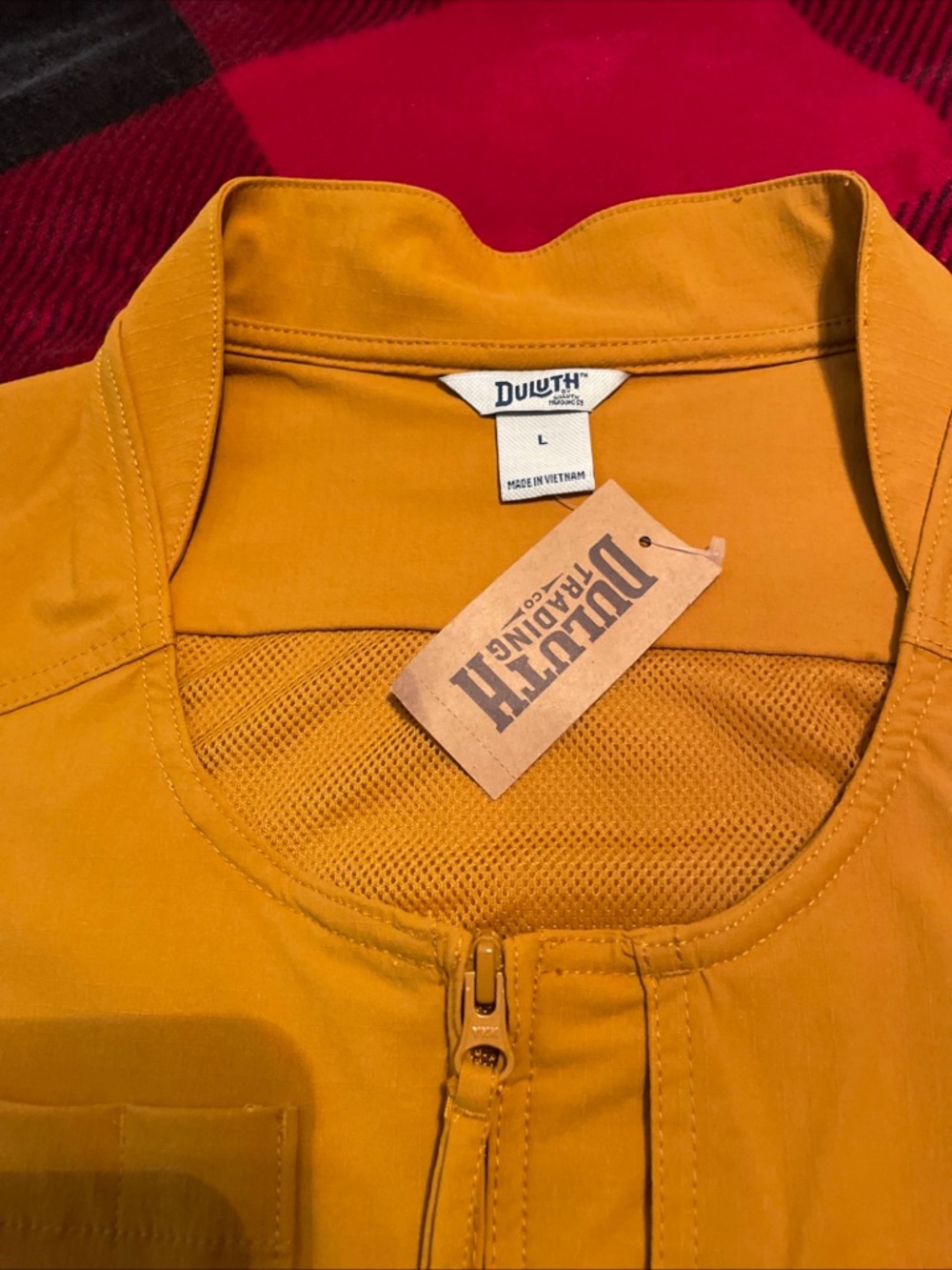 Duluth Trading Co Golden Yellow Work Vest - Picture 8 of 16